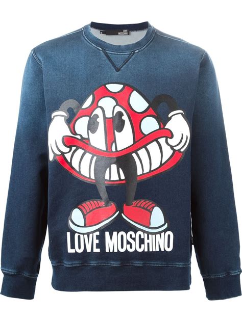 farfetch moschino sweatshirts.